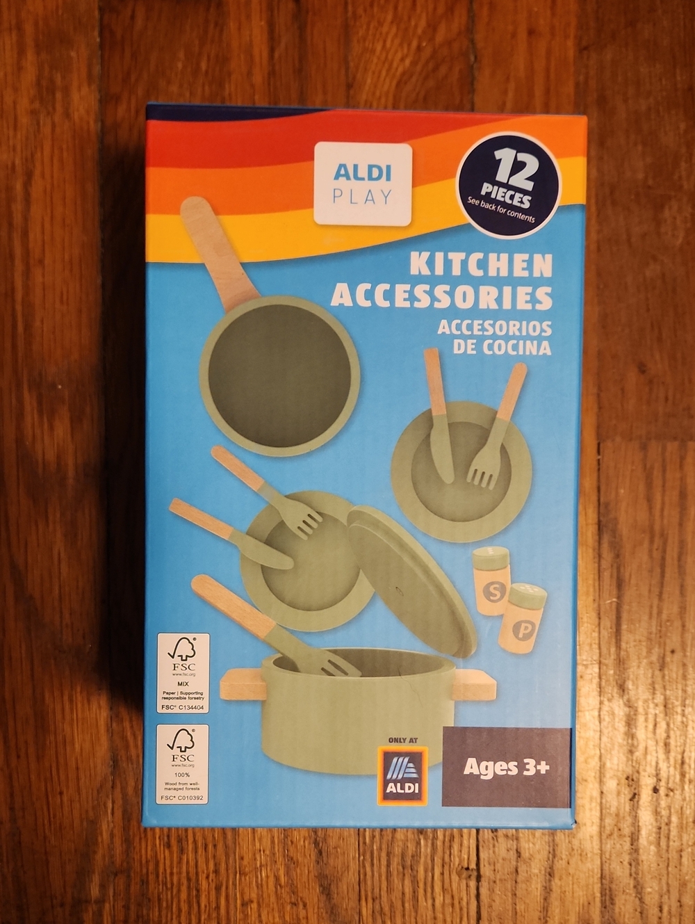 NIB Aldi Play Kitchen Accessories Green